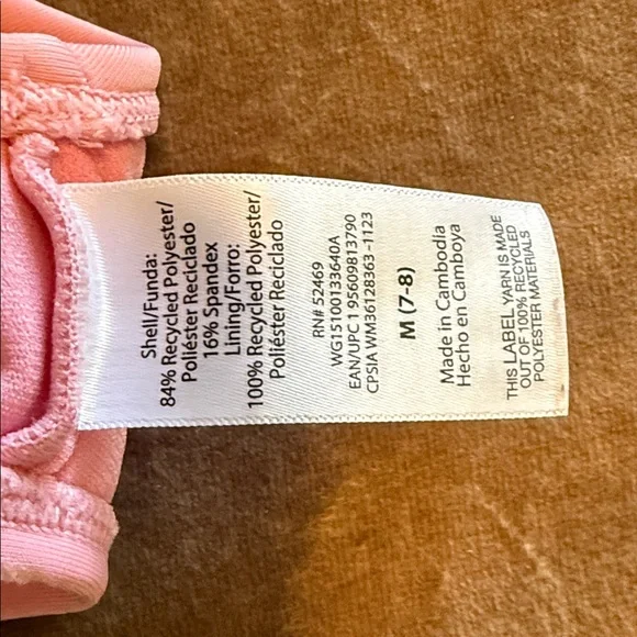 Kids Pink Swimwear Set - Picture 7 of 9